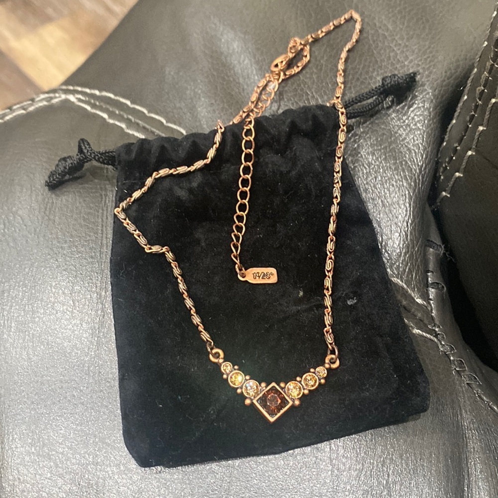 1928 Jewellery, Rose gold 16 inch chain